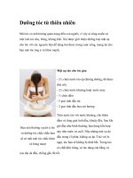 Dưỡng tóc từ thiên nhiên potx