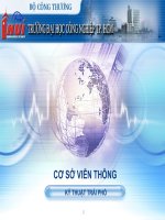 Giáo án điện tử công nghệ: Semina cơ sở viễn thông docx