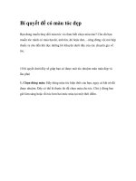 Bí quyết để có màu tóc đẹp doc