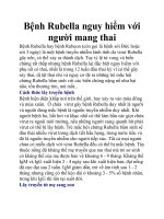 Bệnh Rubella nguy hiểm với người mang thai doc