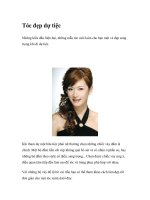 Tóc đẹp dự tiệc pot