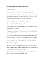 Giải thể doanh nghiệp đối với doanh nghiệp tư nhân pptx