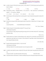 Đề ôn tập vật lý học kỳ 2 docx