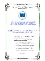 Lập chiến lược cho công ty kiểm toán ac giai đoạn 2010   2020