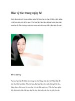 Bảo vệ tóc trong ngày hè pdf