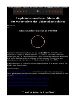 Maladies oculaires - part 5 pot