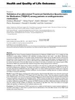 báo cáo hóa học: 