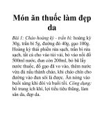 Món ăn thuốc làm đẹp da ppt