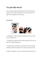 Tóc giải nhiệt mùa hè pdf