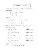 VẤN ĐỀ 6: SỐ PHỨC potx