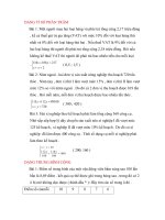 DẠNG TỈ SỐ PHẦN TRĂM docx