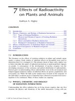Radionuclide Concentrations in Foor and the Environment - Chapter 7 docx