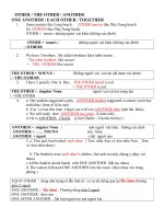 OTHER THE OTHER  ANOTHER