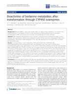 Báo cáo sinh học: 