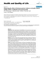 Báo cáo hóa học: 