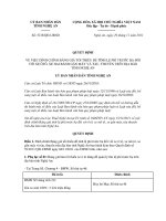 Quyết định số 5218/QĐ-UBND ppt