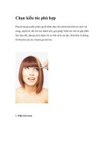 Chọn kiểu tóc phù hợp ppt