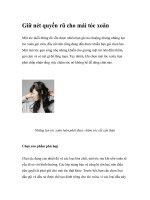 Giữ nét quyến rũ cho mái tóc xoăn pot