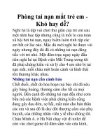 Phòng tai nạn mắt trẻ em Khó hay dễ? ppt