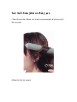 Tóc mới đơn giản và đáng yêu pot