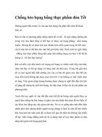 Chống béo bụng bằng thực phẩm đón pot