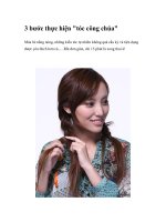 3 bước thực hiện 