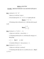 VẤN ĐỀ 1 : KHẢO SÁT HÀM SỐ VÀ CÁC BÀI TOÁN LIÊN QUAN ppt