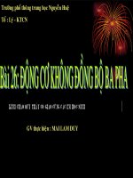 Giáo án điện tử công nghệ: động cơ ba pha ppt