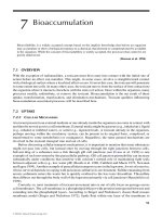 ECOTOXICOLOGY: A Comprehensive Treatment - Chapter 7 ppt