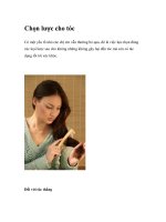 Chọn lược cho tóc ppt