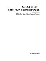 Solar Cells Thin Film Technologies Part 1 docx