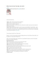 Một số cách bói bài tây đoán vận mệnh