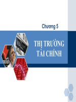 Chương 5: thị trường tài chính doc