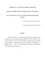 Báo cáo nghiên cứu khoa học 