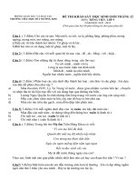 Đề thi khảo sát học sinh giỏi tháng 12 môn Tiếng Việt lớp 5 pptx