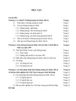 Khủng hoảng tài chính tiền tệ ở Châu Á khởi đầu là Thái Lan năm 1997