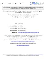 báo cáo hóa học: 