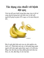 Tác dụng của chuối với bệnh đột quỵ pdf