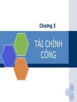Chương 3: tài chính công docx
