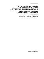 Nuclear Power System Simulations and Operation Part 1 pdf