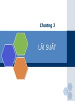Chương 2: Lãi suất pdf