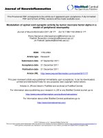 báo cáo hóa học: 