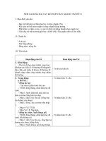 NÉM XA BẰNG HAI TAY KẾT HỢP CHẠY NHANH 15M TIẾT 1 doc