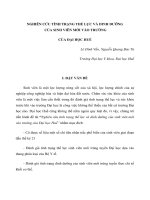 Báo cáo nghiên cứu khoa học 