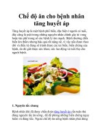 Chế độ ăn cho bệnh nhân tăng huyết áp pdf