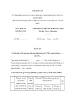 MẪU BÁO CÁO Về tình hình và kết quả thực hiện hoạt động kiểm soát TTHC trong 06 tháng ppt