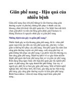 Giãn phế nang - Hậu quả của nhiều bệnh pdf