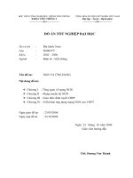 Đồ án tổng quan mạng NGN và ứng dụng