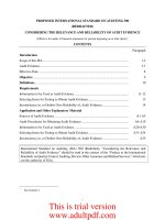 PROPOSED INTERNATIONAL STANDARD ON AUDITING 500 (REDRAFTED) CONSIDERING THE RELEVANCE AND docx