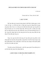 Báo cáo nghiên cứu khoa học 